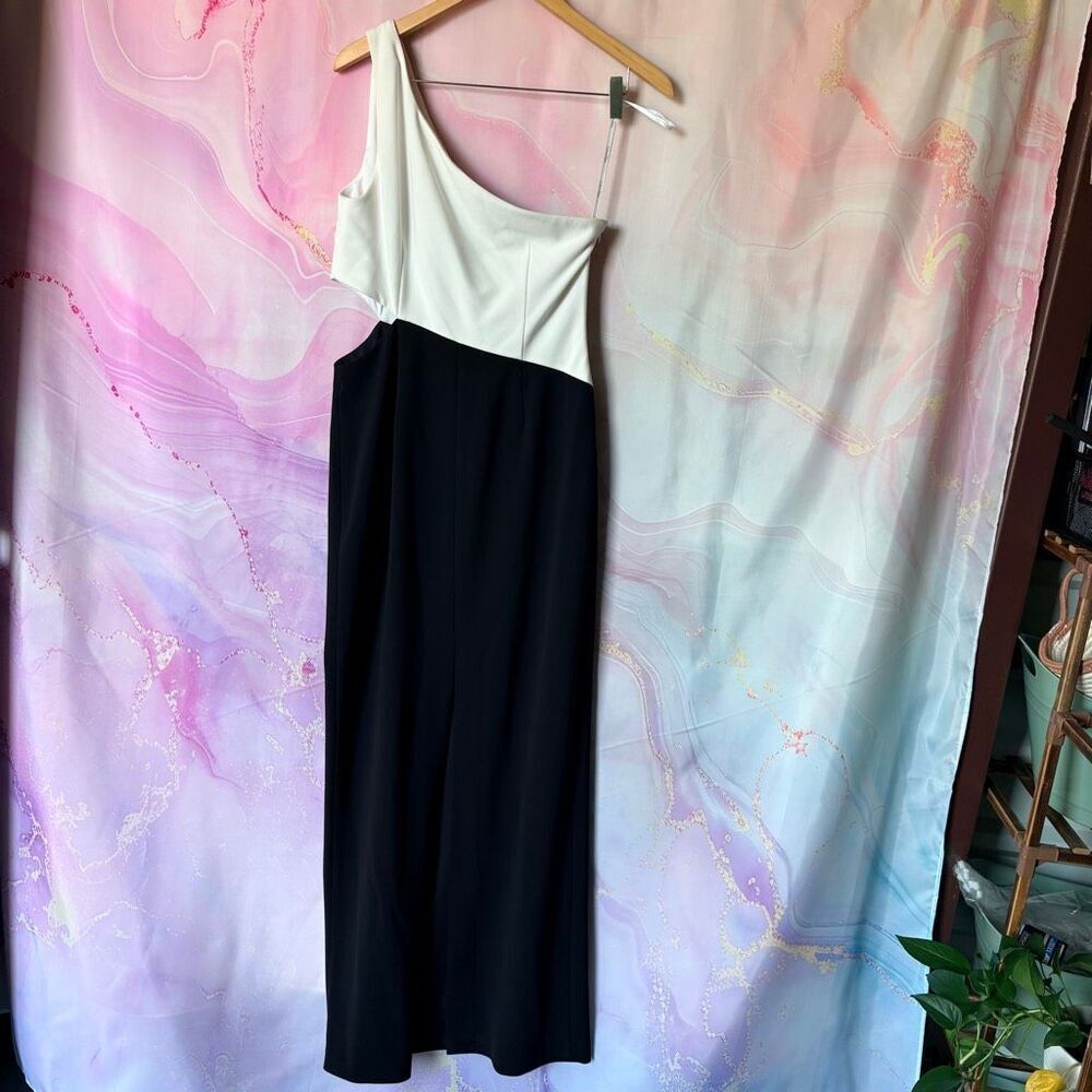 Calvin Klein 10 One Strap Formal Dress Maxi Cocktail Gala Preppy Classy Luxury